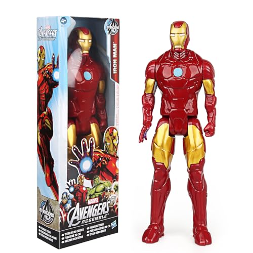 Xingsky Iron Man-Actionfigur, Iron Man Spielzeug, Mar-vel Aveng-ers Figuren 30 cm, Aveng-ers Spielzeug für Kinder ab 3 Jahren