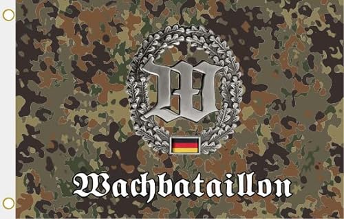 U24 Flagge Fahne Bundeswehr Flecktarn BW Wachbataillon 90 x 150 cm