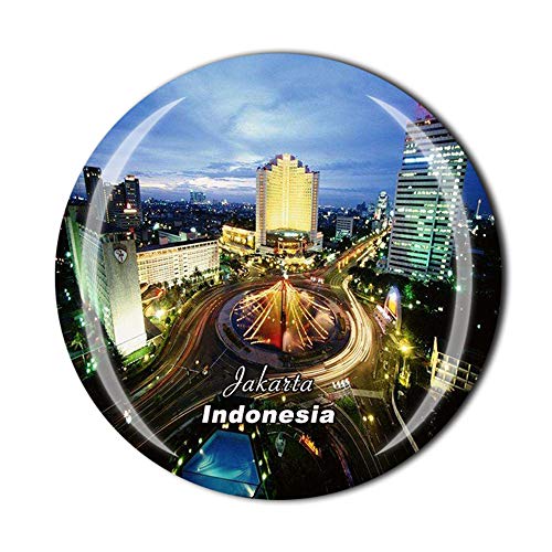 Jakarta Indonesien Kühlschrank Magnet Reise Souvenir Geschenk Heim Küche Dekoration Magnet Sticker Kristall Kühlschrank Magnet Kollektion