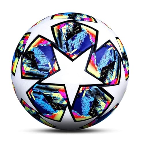 YTYLBD Champions League Fußball - Regulär Nr. 5 Ball für Fans und Liebhaber - Geburtstagsgeschenk