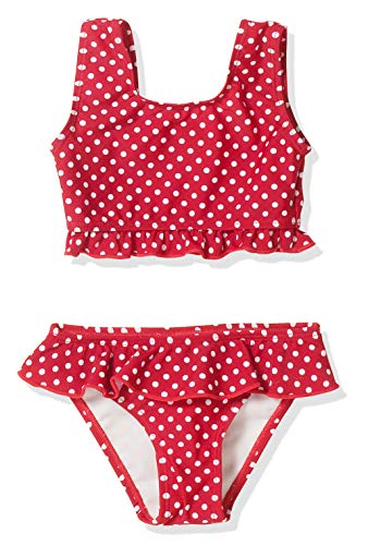 Playshoes Mädchen UV-Schutz Bikini Punkte 461029, 8 - Rot, 110-116