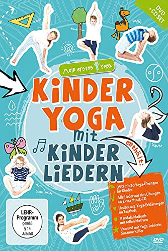 Kinderyoga mit Kinderliedern - mein erstes Yoga (DVD+CD+Mandala-Malheft)