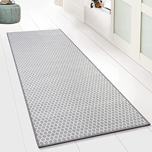 Teppichläufer Tralee - Läufer für Küche, Flur & Wohnraum - Feinschlingen Teppich - rutschfest & antistatisch - Küchenläufer Flurteppich Flurläufer (80 x 200 cm)