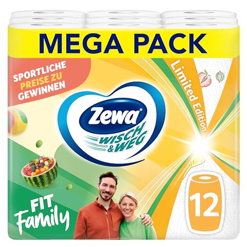 Zewa Wisch&Weg Limited Edition Küchenrolle, Großpackung, 12 Rollen