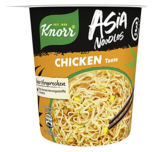 Knorr Asia Noodles Chicken Taste, 1 Portion ( 1 x 65g )