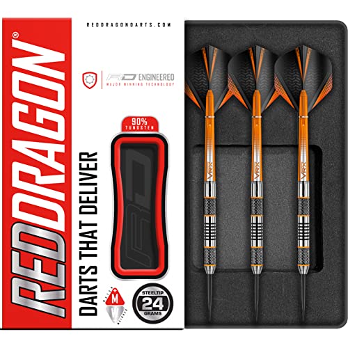 RED DRAGON | Amberjack 5: 24 g Wolfram-Dart-Set mit Flights und Schäfte