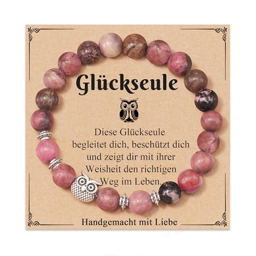 POWWA Eule Eulen Geschenke, Geburtstagsgeschenk für Frauen 40 50 60 70 30 Beste Freundin Frauen Mädchen Damen Geburtstag Frühling Ostern Geschenke Weihnachten Valentinstagsgeschenk