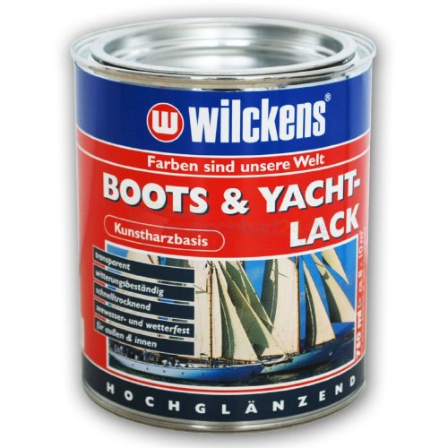 Wilckens Boot & Yachtlack hochglanz Bootslack, Klarlack, Treppenlack