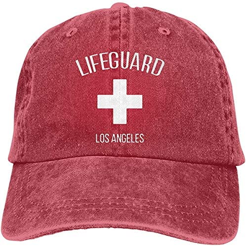 319 Sport Mütze Rettungsschwimmer Los Angeles Gray Schirmmütze Atmungsaktiv Baseball Cap Verstellbar Hut Für Running Reisen Sommer