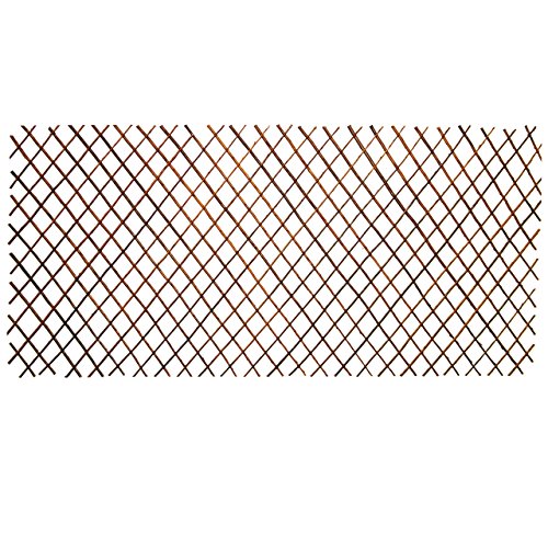 5X Holz Rankgitter Rankhilfe Weidenzaun Sichtschutz variabel bis 180x90cm