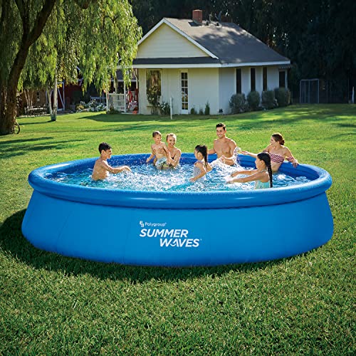 Summer Waves Fast Set Quick Up Pool 457x84cm Swimming Pool Familien Schwimmbad mit Filterpumpe